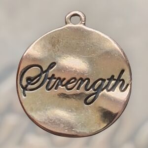 Vintage Gold Strength Necklace